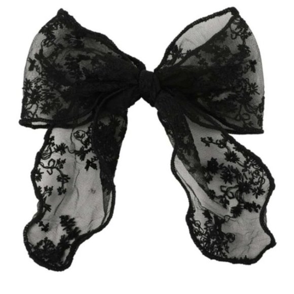 Mesh Bow Hair Clip - Picture 2 of 4